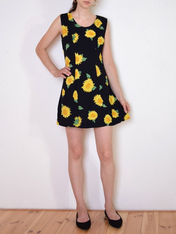 sunflower skater dress
