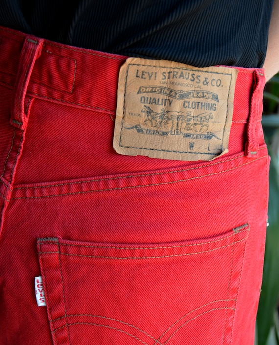 90's Red Levi's Pants, Grunge Pants, Mom Jeans, Red Denim High Waisted, Boyfriend Jeans Levi Strauss 451 Pants Medium - Etsy 90's Red Levi's Pants, Grunge Pants, Mom Jeans, Red Denim High Waisted, Boyfriend Jeans Levi Strauss 451 Pants Medium - Etsy