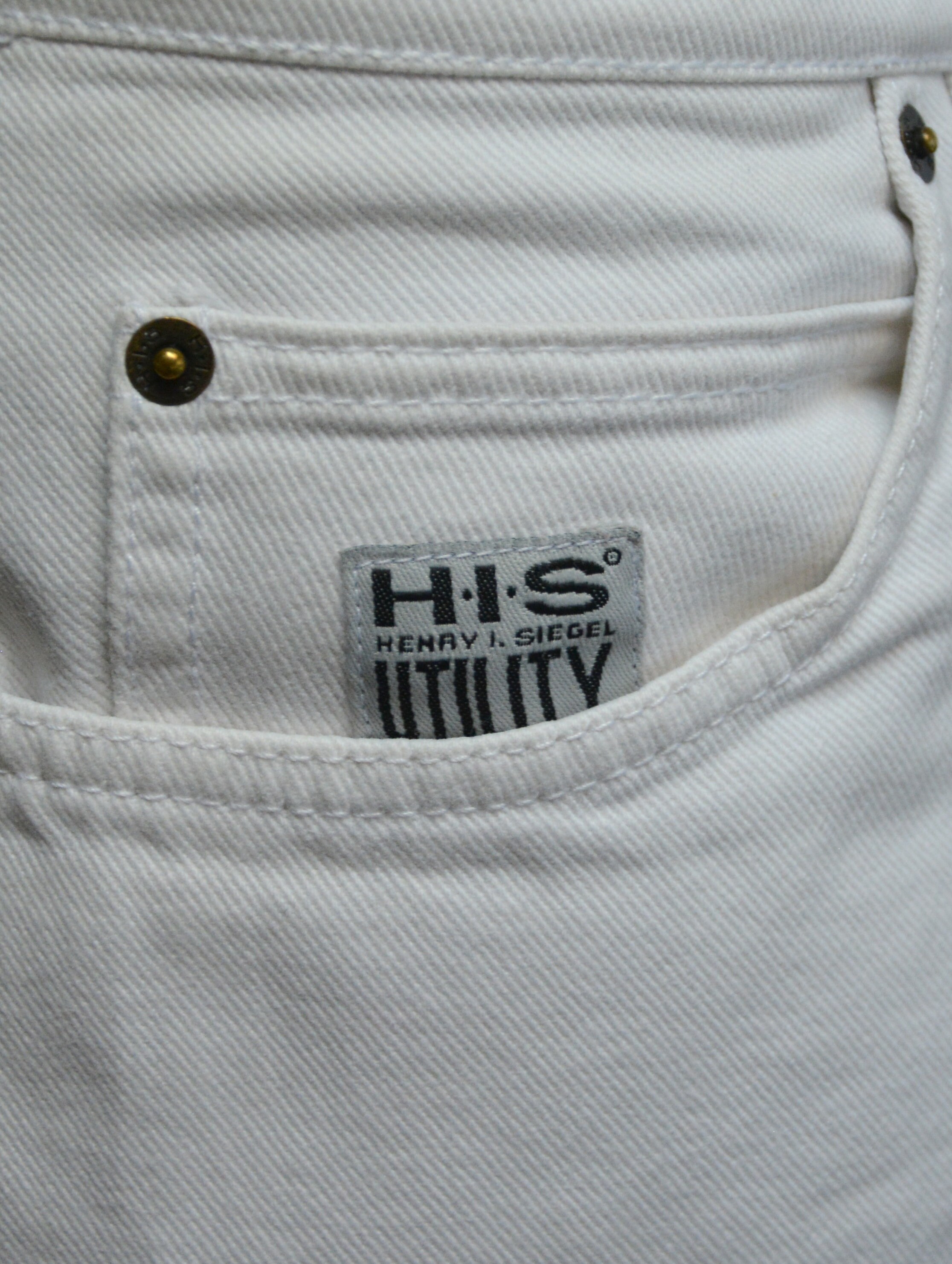 さらに100円引き◆ ◆Signature 90s white denim 5PK White Denim