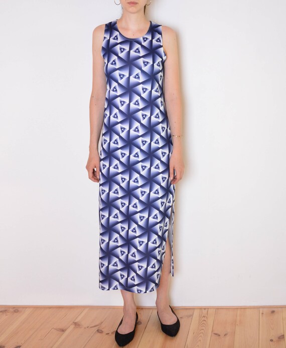 White store lycra dress
