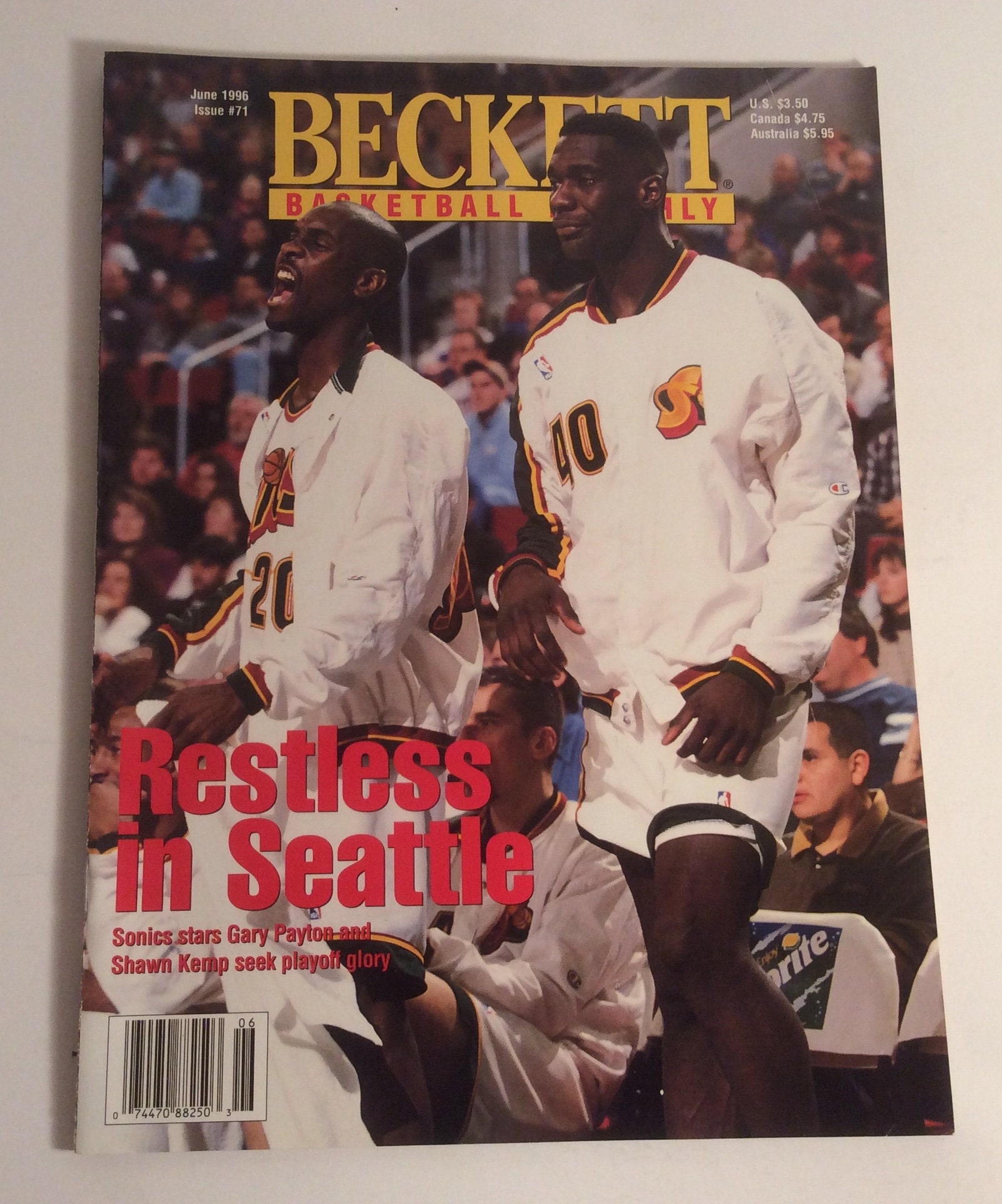 Vintage Beckett Basketball Card Monthly June 1996 71 Gary - Etsy