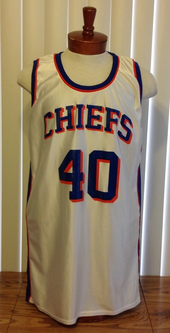 Vintage Sports Belle Nylon Basketball Jersey Chiefs White 