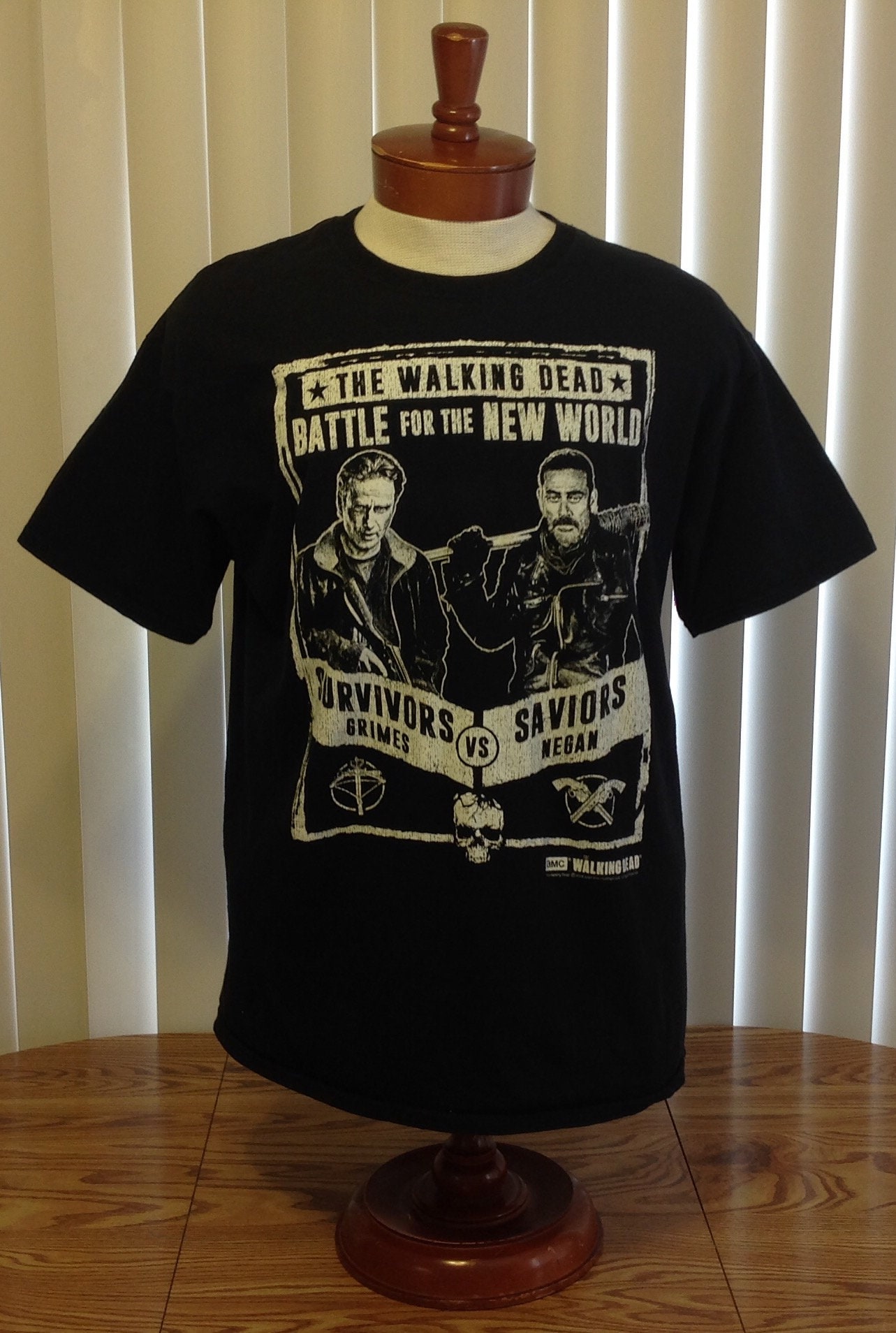 Official The Walking Dead The Walking Dead Daryl Dixon Fighting Nuns Shirt  - WBMTEE