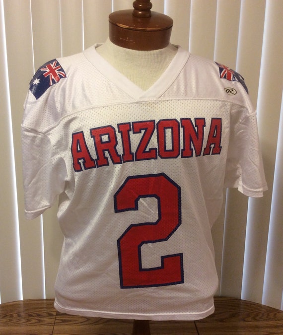 Vintage Rawlings Arizona #2 USA Football Jersey M… - image 1