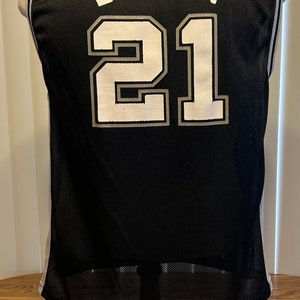2020 Men 21 Tim Duncan Jersey Black San Antonio Spurs Jersey