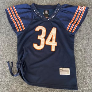 Walter Payton Chicago Bears Womens Football Jersey Reebok Stitched Side Tie