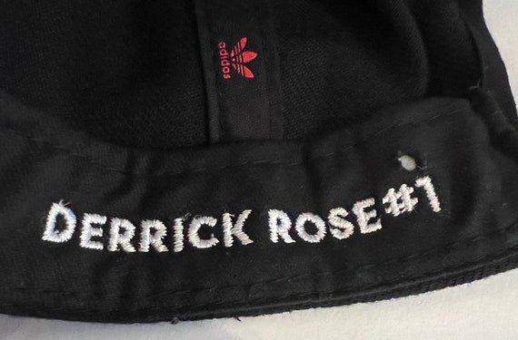 Chicago Bulls Derrick Rose Hat Adidas SnapBack Bl… - image 9