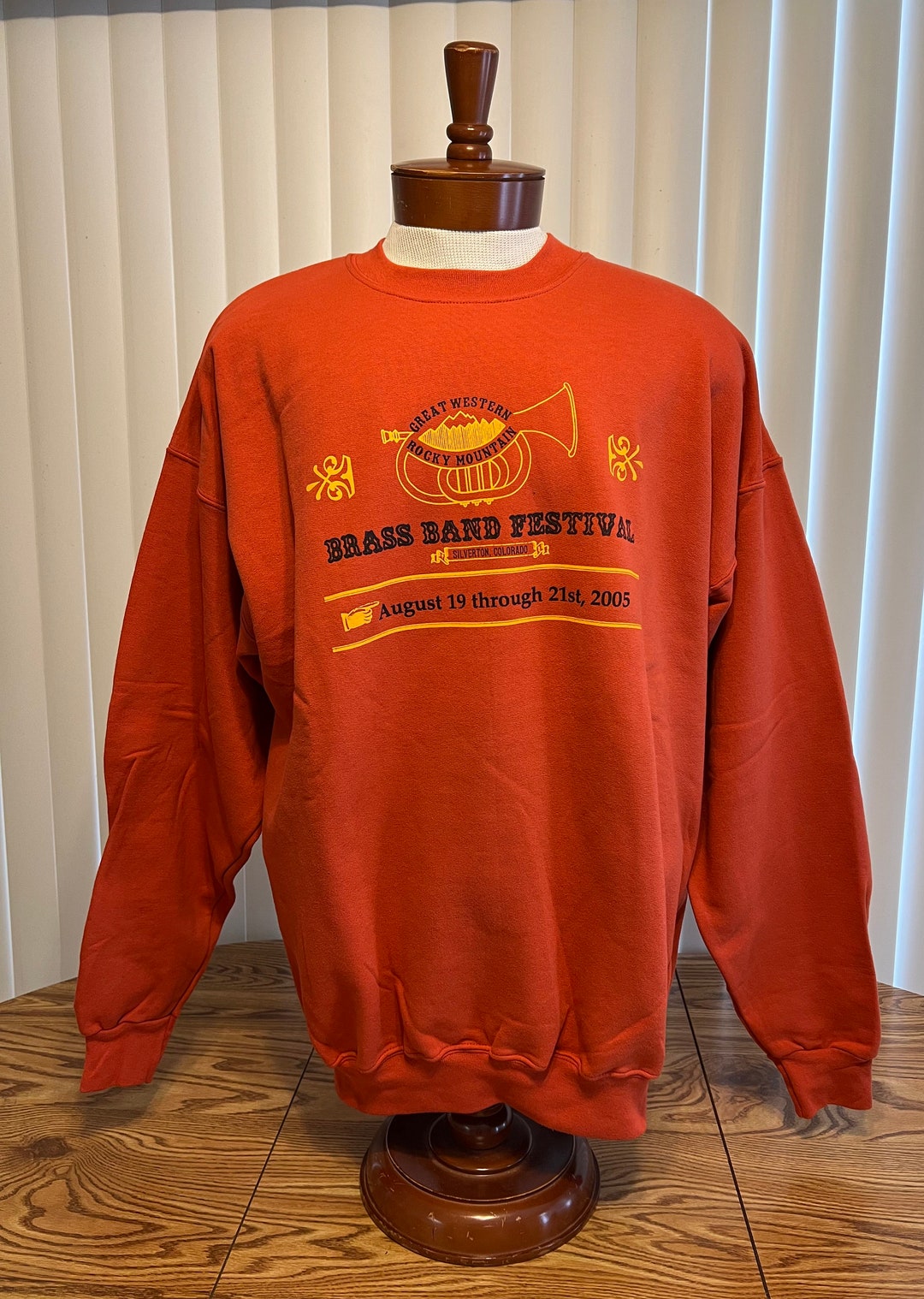 Silverton Colorado Graphic Sweatshirt brass Band Festival - Etsy