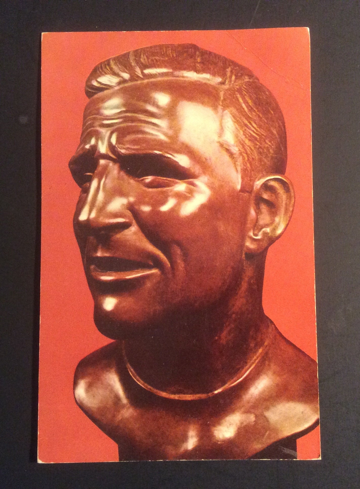 Postcard Pro Football Hall of Fame Canton Ohio Sammy Baugh