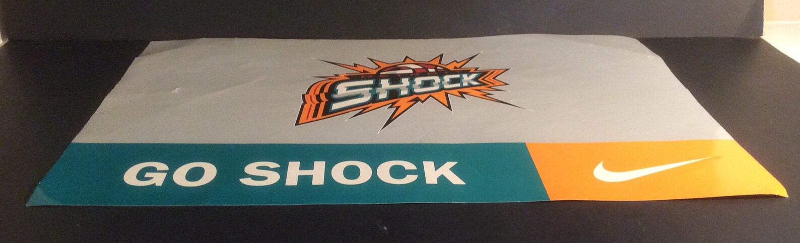 Detroit Shock Vintage 90s Logo Poster Wall Hanging Nike WNBA Etsy