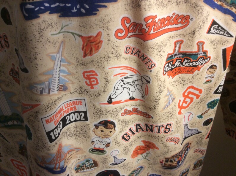 Reyn Spooner Vintage San Francisco Giants Pennant Winner Hawaiian Shirt Mens Size Large