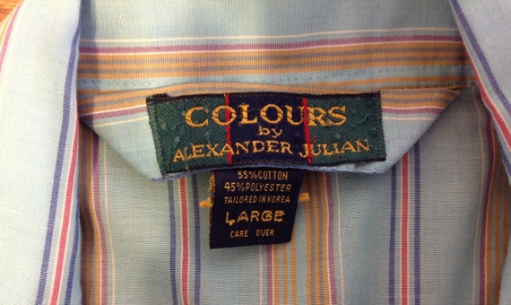 Vintage Colours Alexander Julian Mens Large Pajam… - image 4