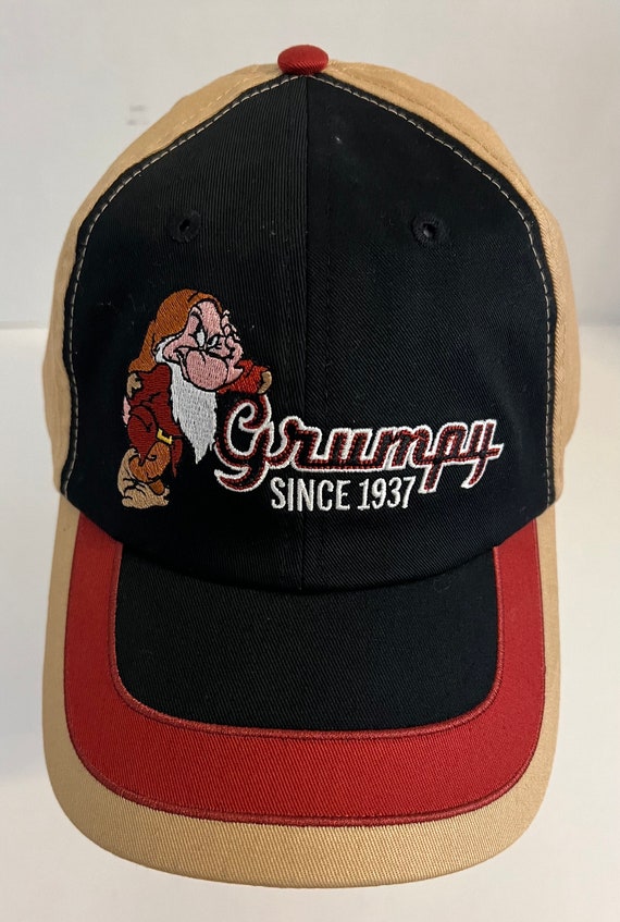 Disney Parks NWT Hat Strap Back “Grumpy Since 1934