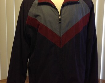 Vintage Ashford Sport Mens L Track Running Suit Multicolor Polyester Nylon