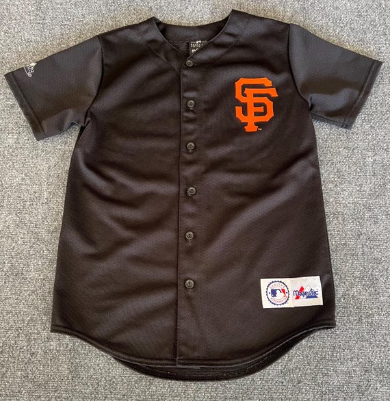 San Francisco Giants Youth XL Majestic Baseball Jersey Black