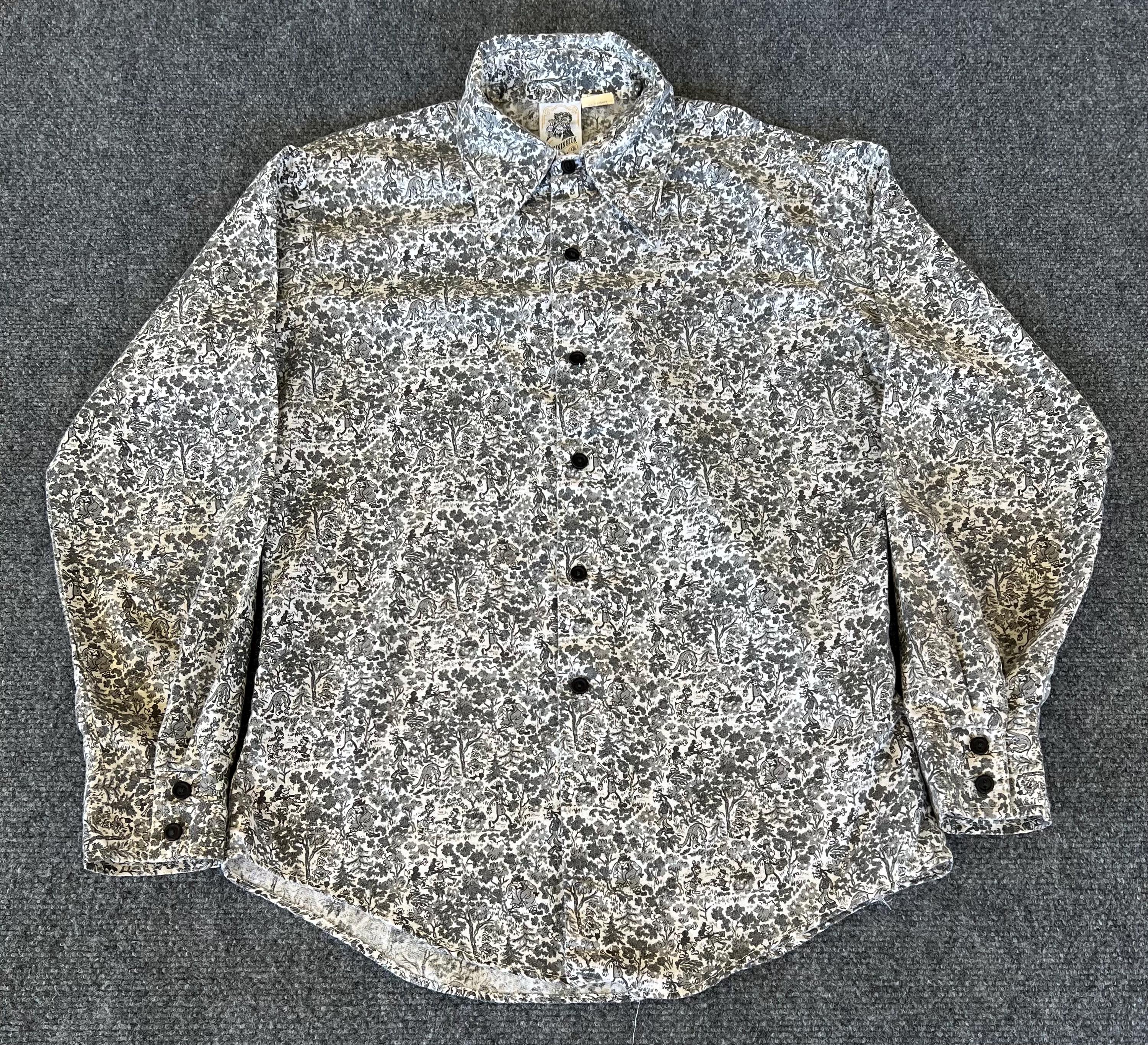 60S 70S ヴィンテージ KENNINGTON SHIRTS パブミラー VTG 60s 70s Kennington Asian Shiny Acetate Disco Shirt SZ L