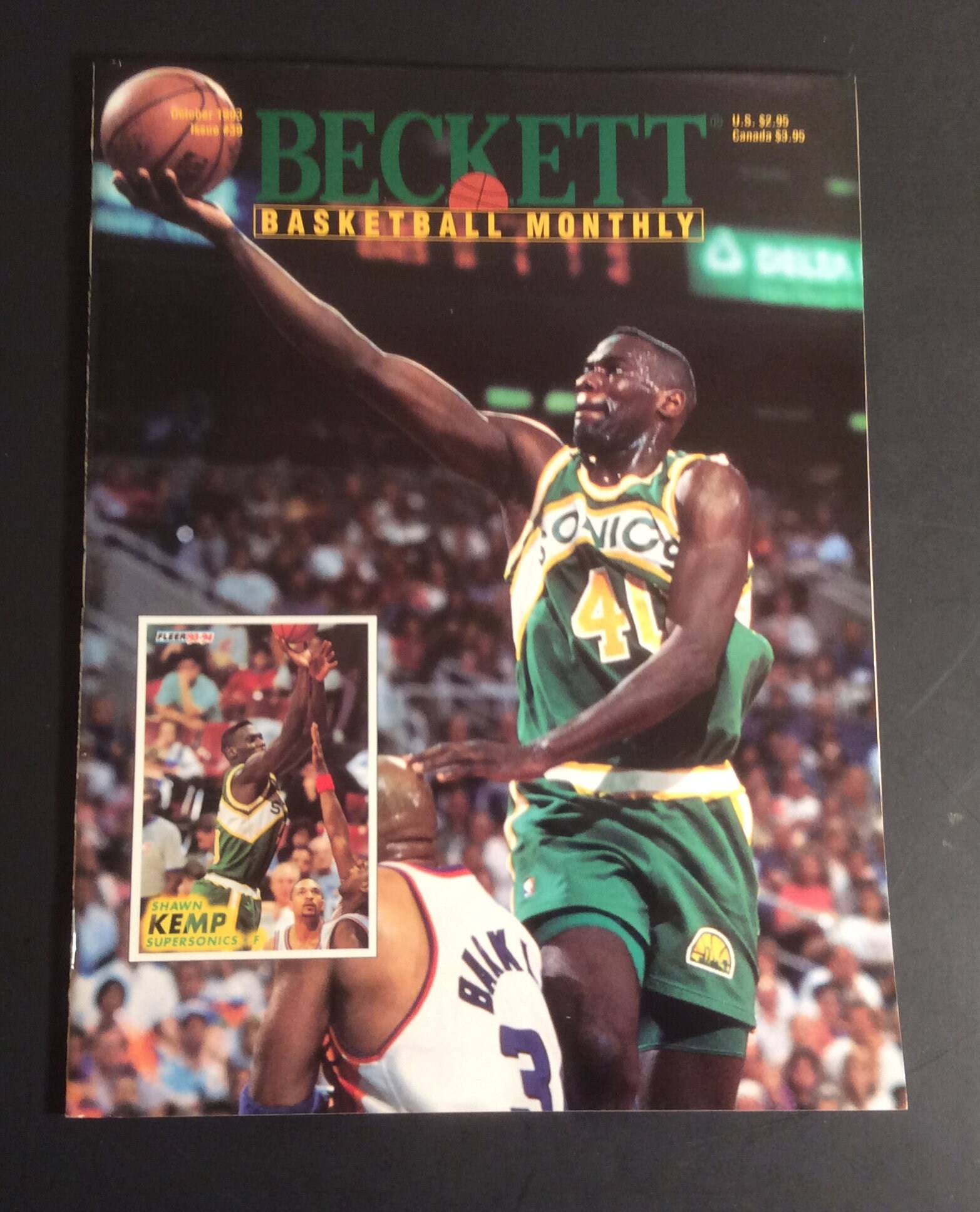 Vintage Beckett Basketball Card Monthly October 1993 39 Shawn - Etsy