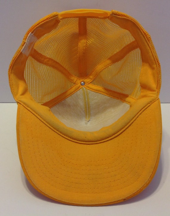 Vintage Kamp Kiwanis Snapback Trucker Hat Yellow … - image 6