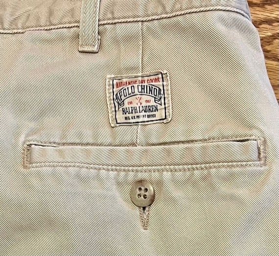 Ralph Lauren Dry Goods VTG Polo Chino Shorts Mens… - image 5