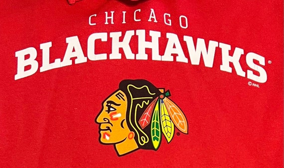 Chicago Blackhawks Mens L Fanatics Hoodie Red Pul… - image 7