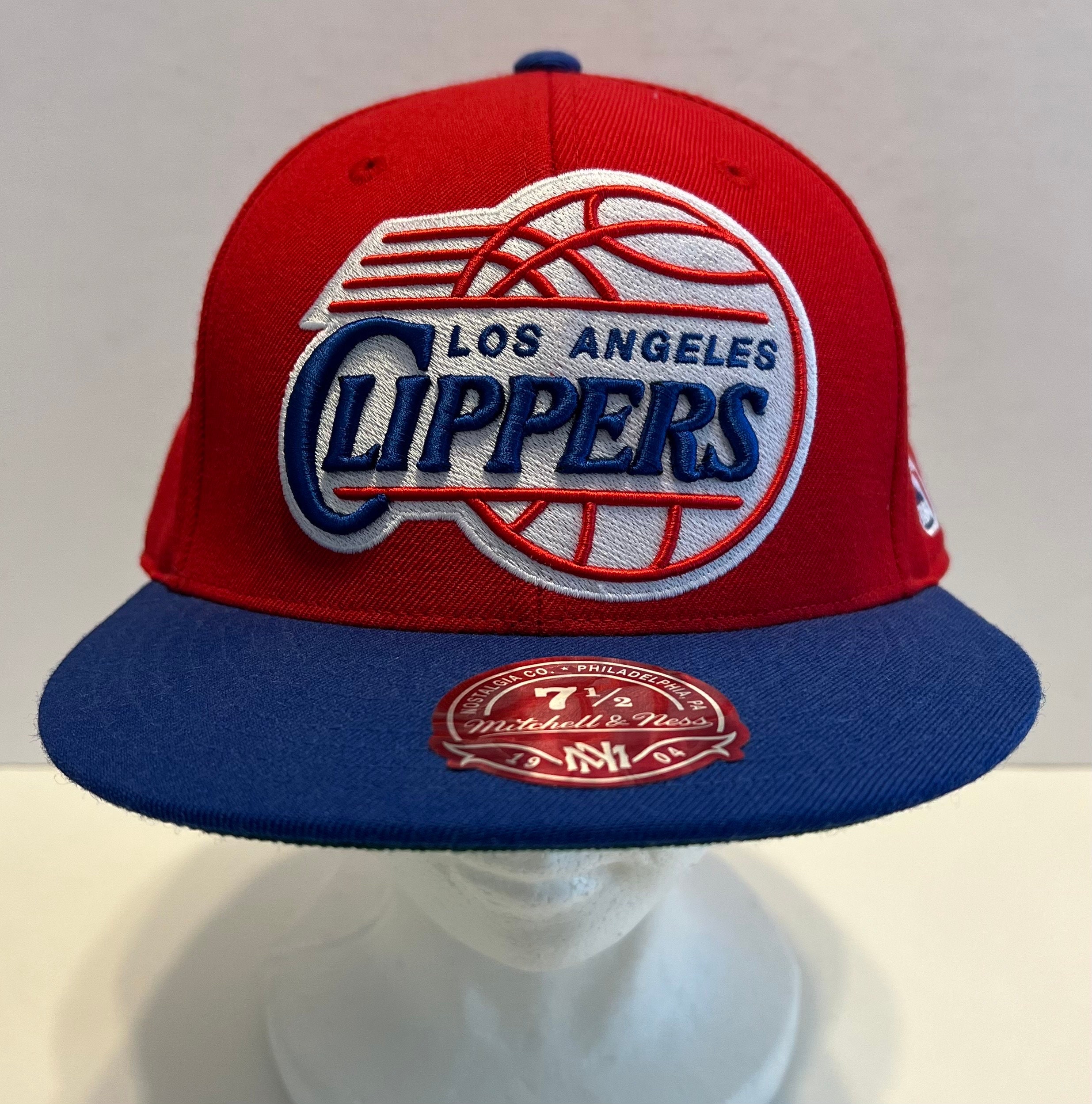 LA Clippers Mitchell & Ness Two-Tone Wool Snapback Hat - Royal/Red