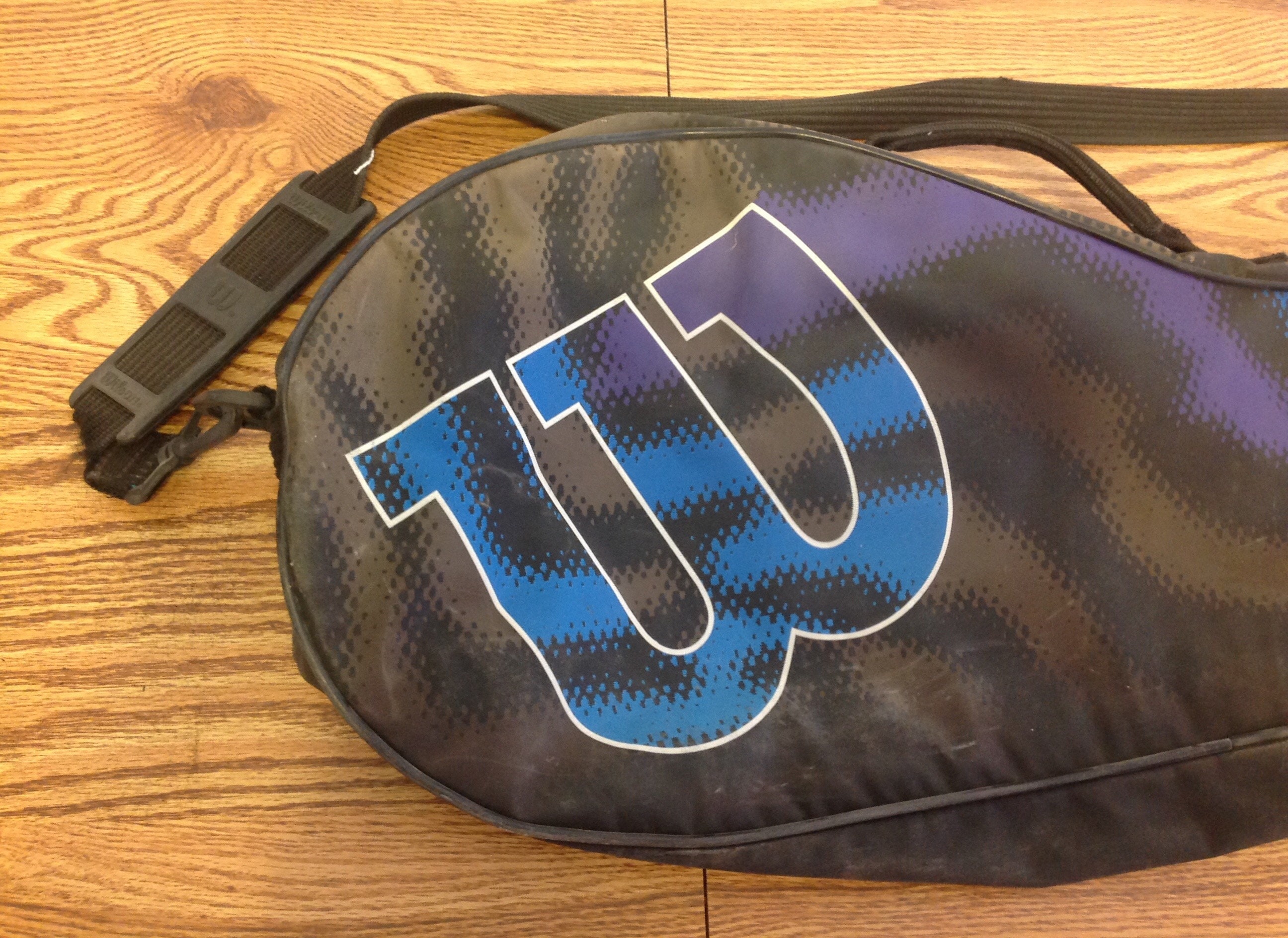 Wilson Vintage 90s Tennis Racket Raquet Case w/Strap Black Etsy