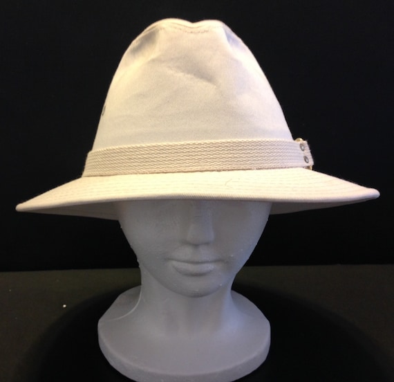 NWOT White Cotton Canvas Hat NWOT Bucket Style Sun Hat / Ivory - Cotton - One Size  main image 3