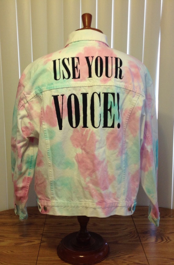 Levis Pride use Your Voice Tie Dye Trucker Denim Jacket - Etsy