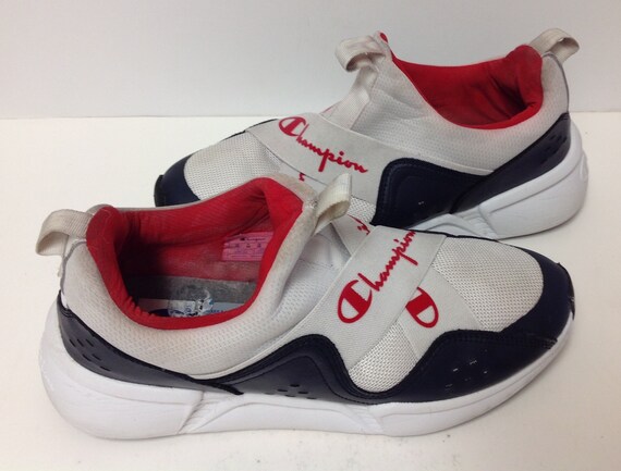 Mens Champion Rally Pro Lifestyle High Top Shoes Red Black White CPS10125M  | eBay