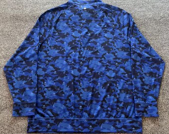 G/FORE Mens 2XL Quarter Zip Camo Pullover Golf Exploded Icon Luxe Skull