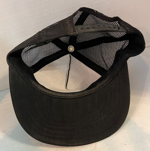 We Care VTG USA SnapBack Hat Black Mesh Recycle S… - image 9