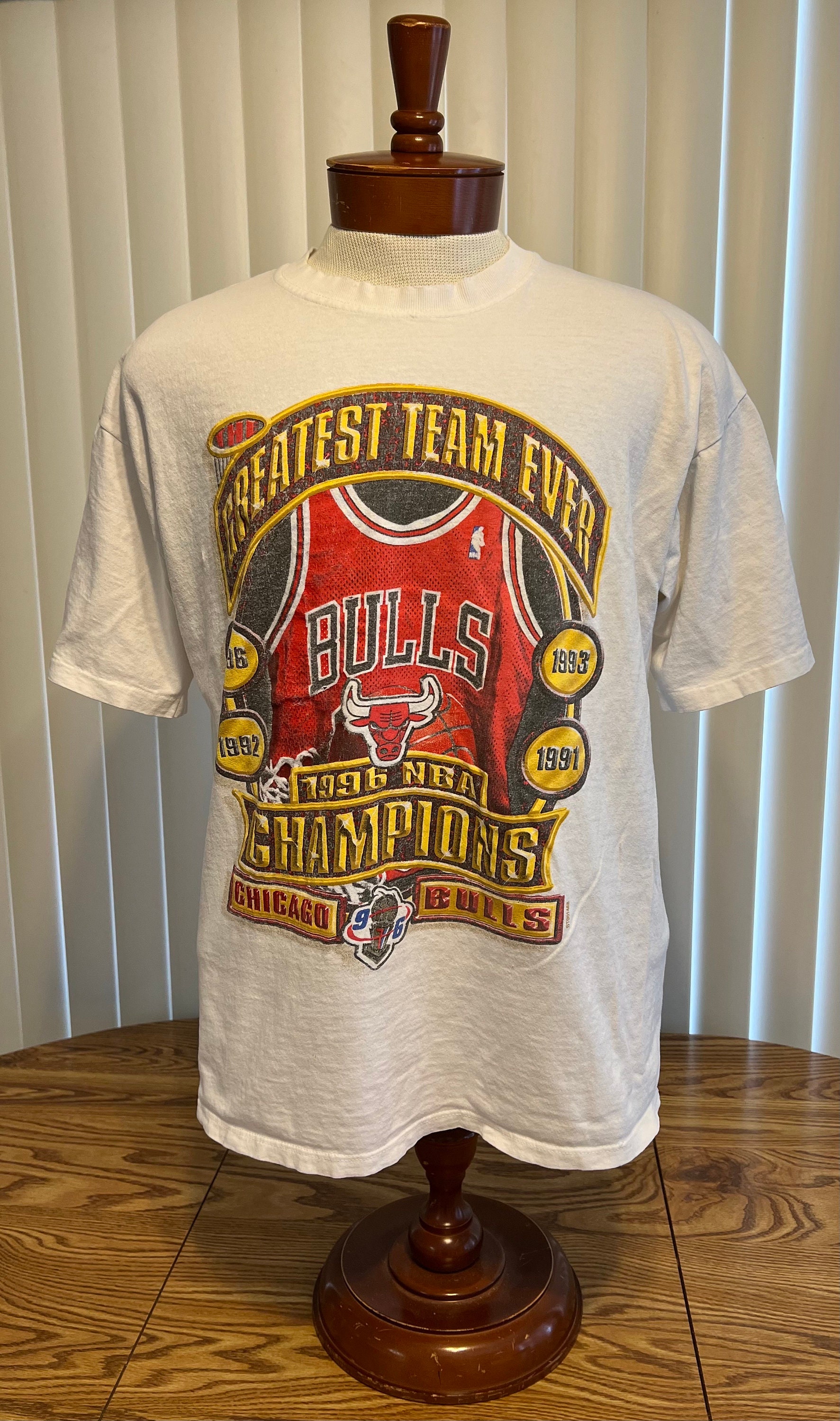 The greatest team ever 1996 nba champions chicago bulls shirt