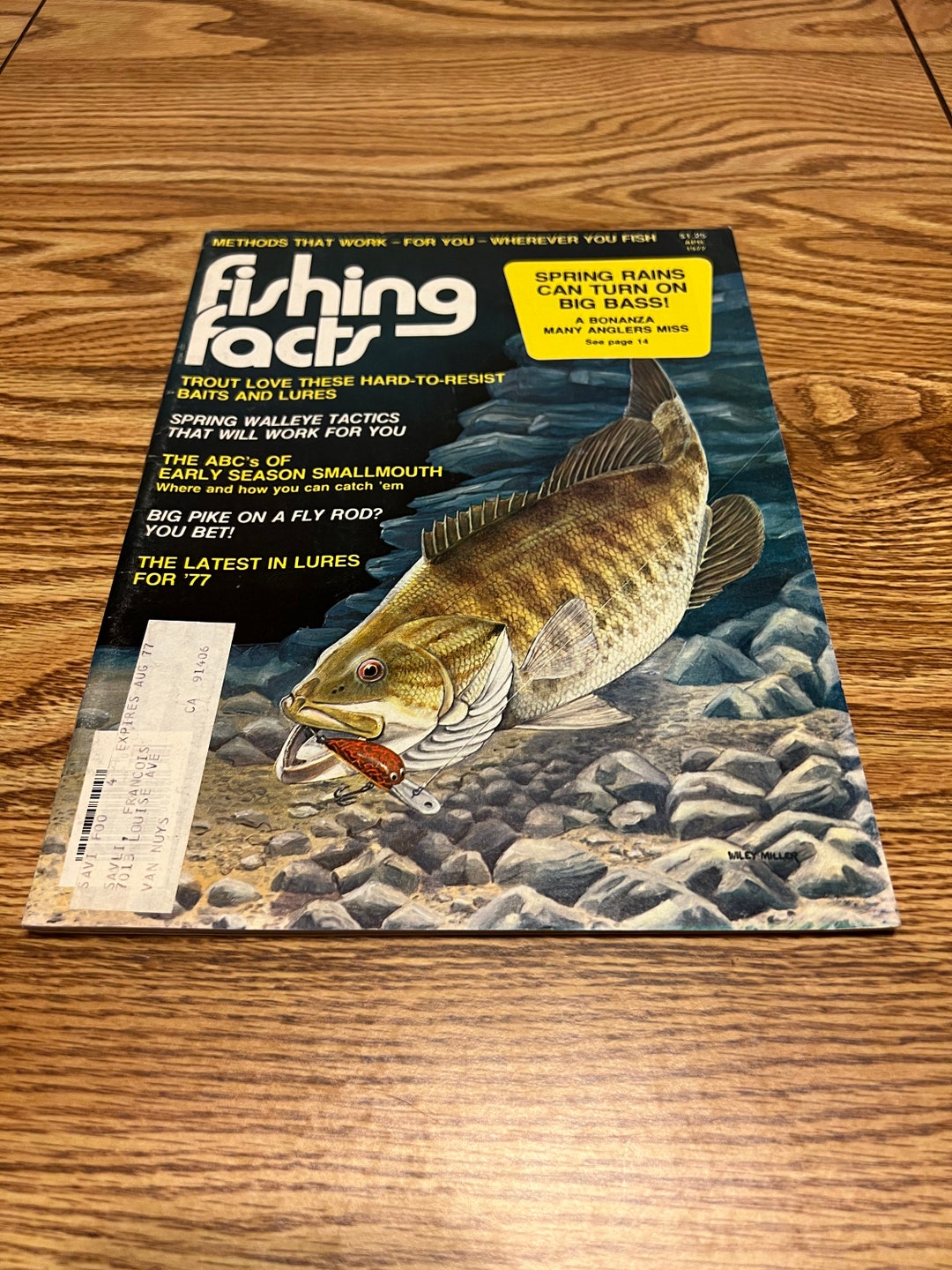 Fishing Facts Magazine April 1977 the Latest in Lures for Etsy