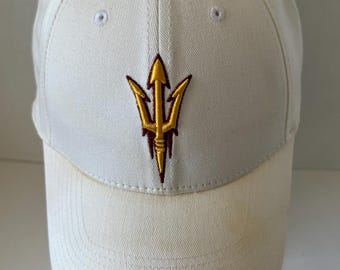 Arizona State Sun Devils Hat Nike Legacy 91 White Pitchfork Large