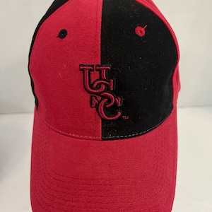 University South Carolina Gamecocks Hat Strap Back Red Black “USC” Logo Starter
