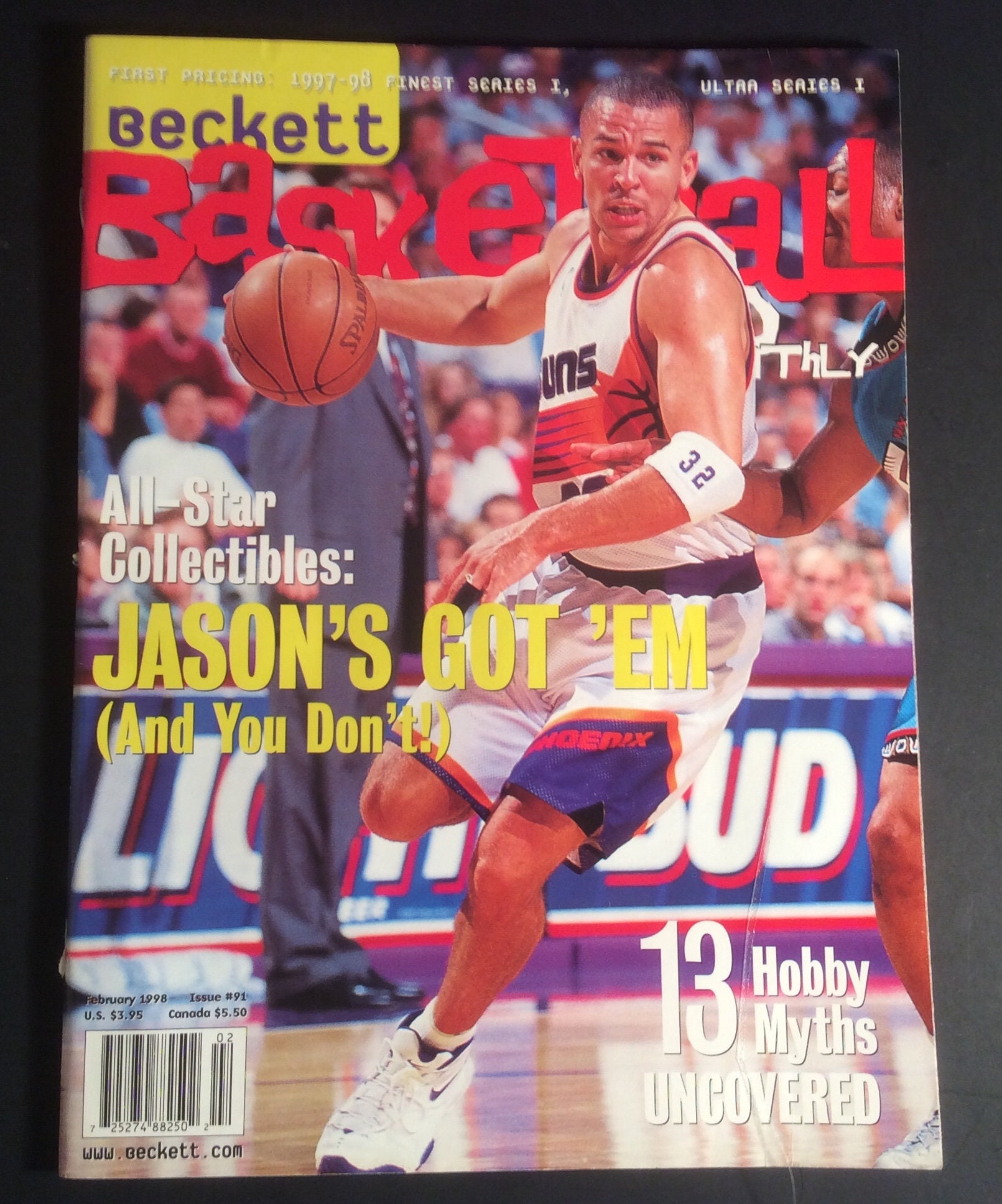 Vintage Beckett Basketball Card Monthly February 1998 91 - Etsy