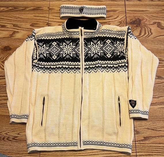 Dale Of Norway Mens M Cardigan Sweater w/ Matchin… - image 1