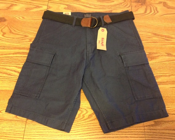 Levi's navy deals blue cargo shorts