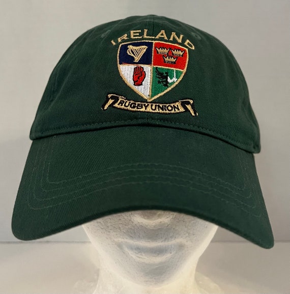 Ireland Rugby Union Hat Fitted Green Embroidered … - image 2