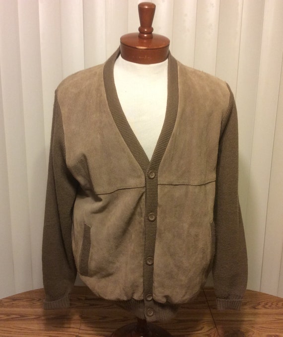 Vintage Mervyn’s Rockabilly Suede Leather Acrylic
