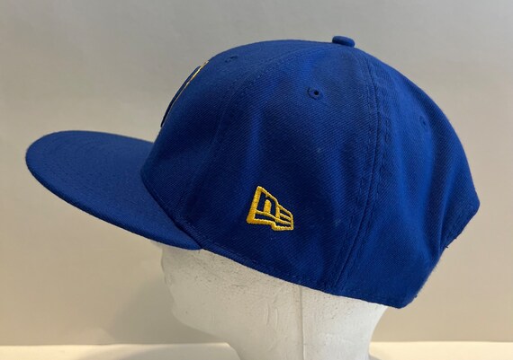 Golden State Warriors New Era 9Fifty SnapBack Hat Blue View 3