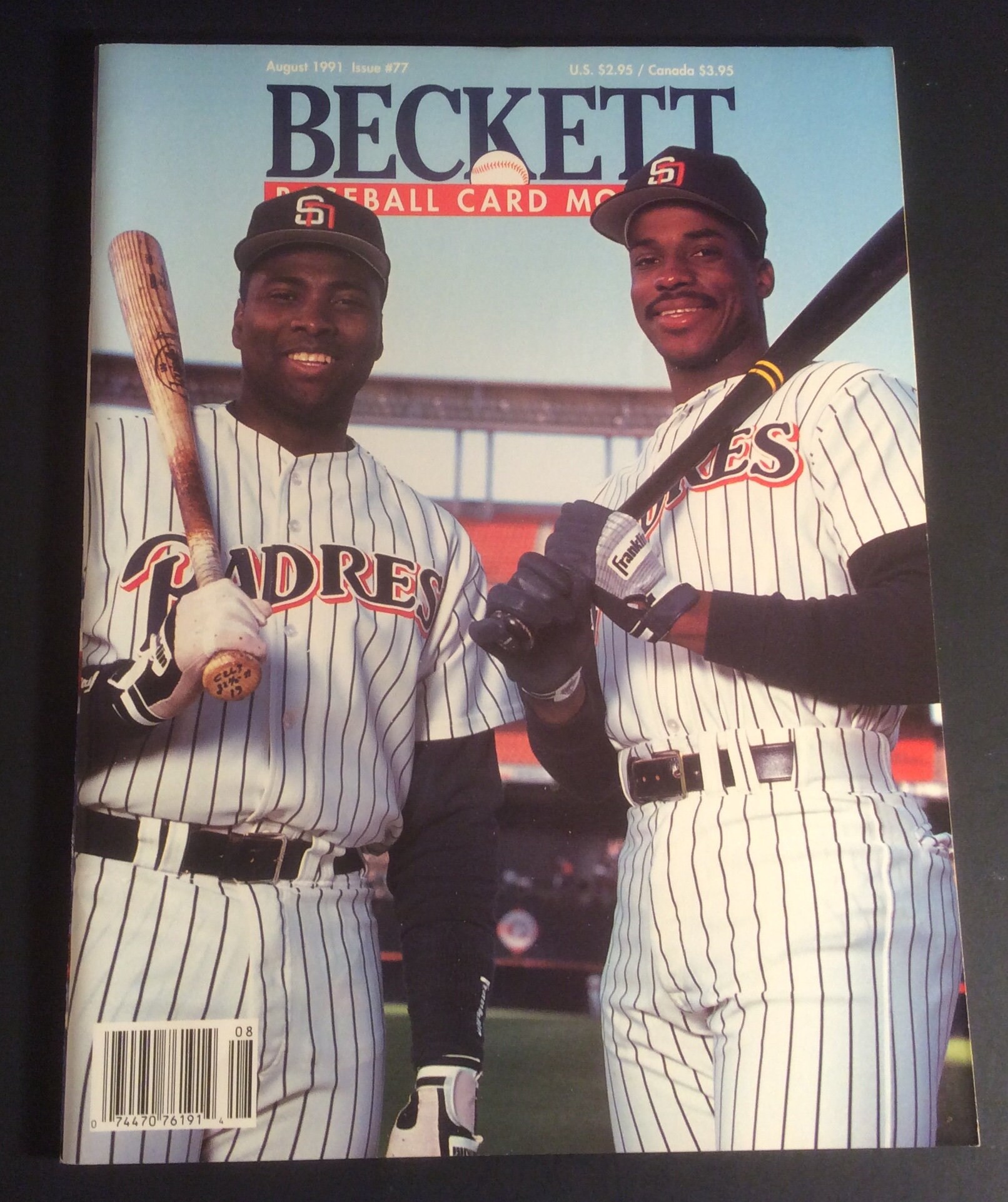 Vintage Beckett Baseball Card Monthly August 1991 77 Tony - Etsy Sweden