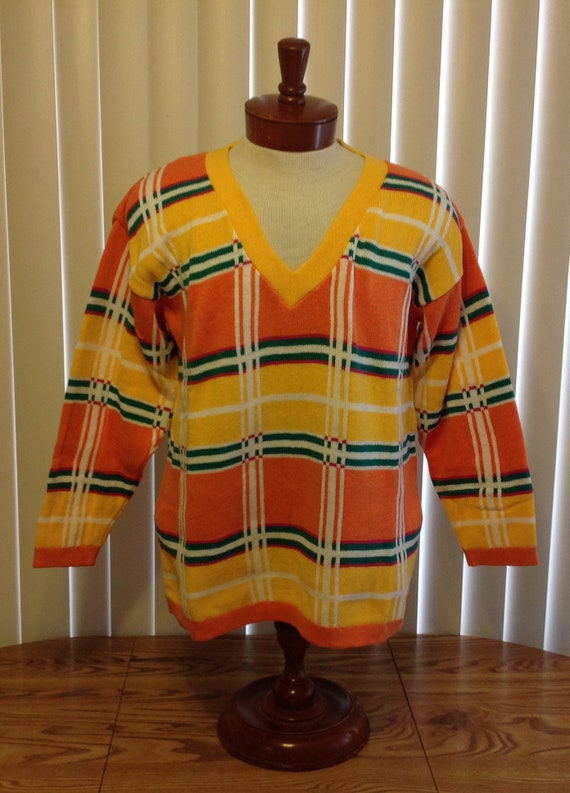 Clifford & Willis Vintage V Neck Pullover Oversize