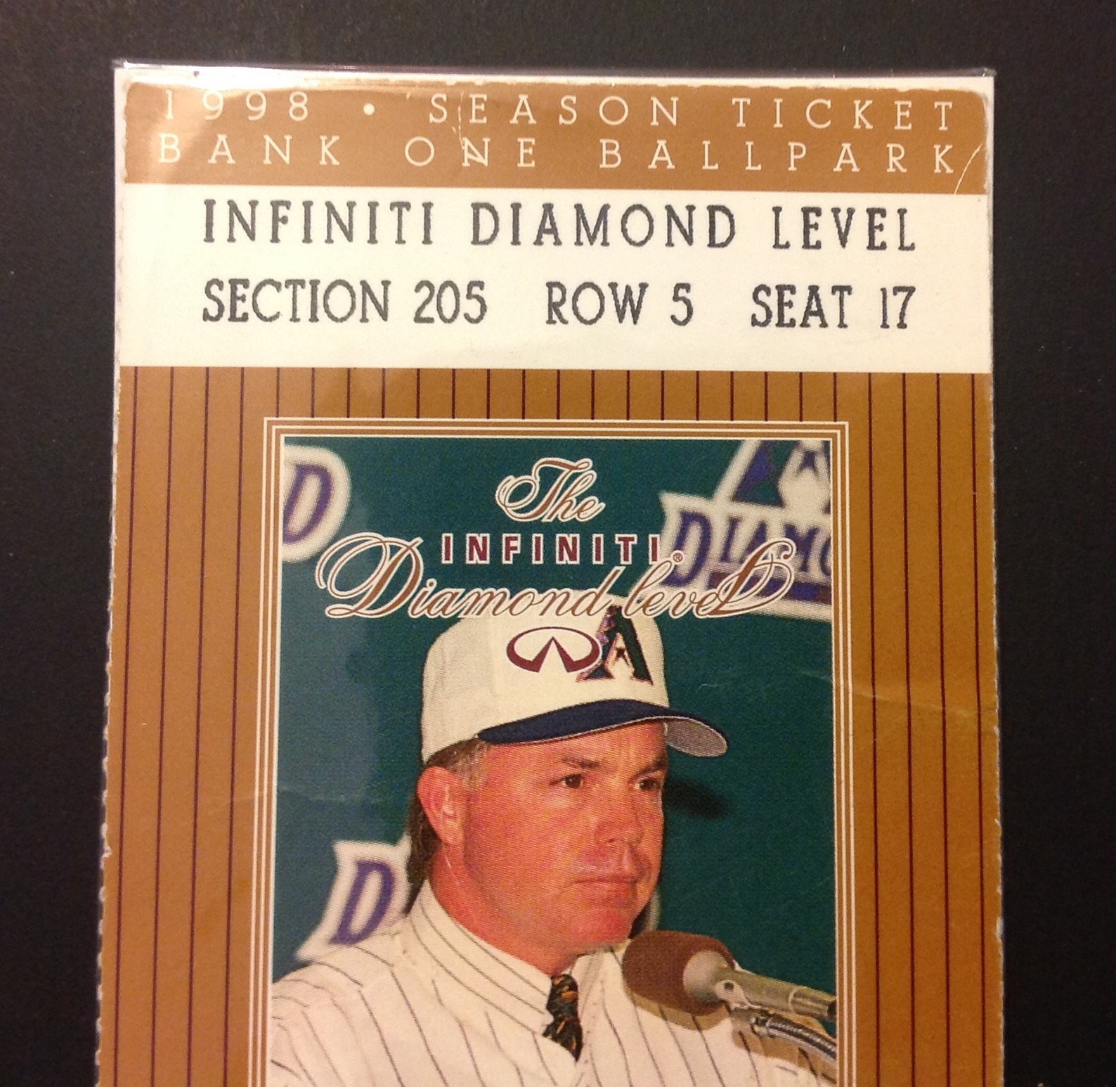 Arizona Diamondbacks 1998 Game Ticket New York Mets Inaugural Etsy.de