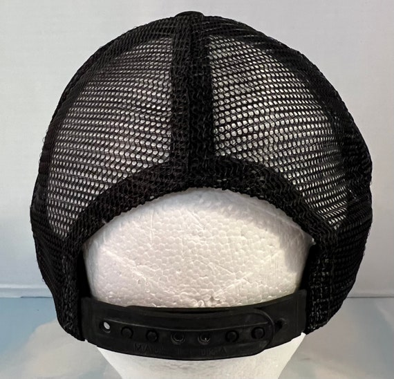 We Care VTG USA SnapBack Hat Black Mesh Recycle S… - image 7