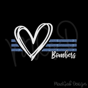 Bombers SVG | Vinyl cut file | Digital download | Bombers mascot