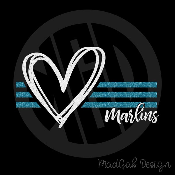 Marlins SVG | Vinyl cut file | Digital download | School Spirit shirt