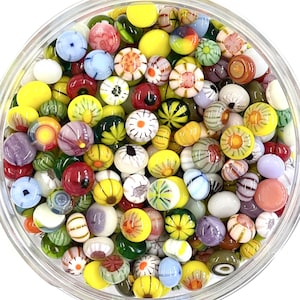 Mixed Decorative Dots - Bullseye Glass 90Coe - 25g
