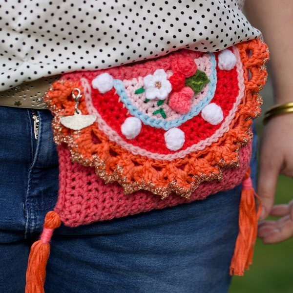 UK/US tutorial pollevie clutch/ fannypack