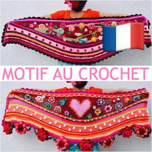 French crochet pattern how to design and crochet a polleviewrap image 1